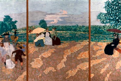 I giardini pubblici (dettaglio), 1894 da Edouard Vuillard