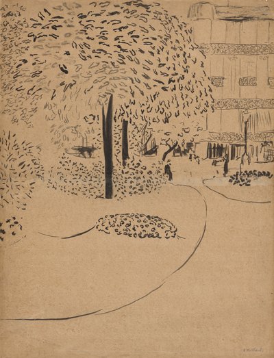 La Piazza, 1910 da Edouard Vuillard