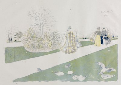 Il giardino delle Tuileries da Edouard Vuillard