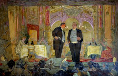 Il piccolo caffè da Edouard Vuillard