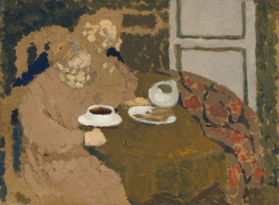 Due donne che bevono caffè, c. 1893 da Edouard Vuillard