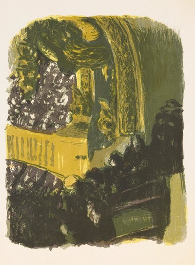 Eine Galerie im Gymnasium da Edouard Vuillard