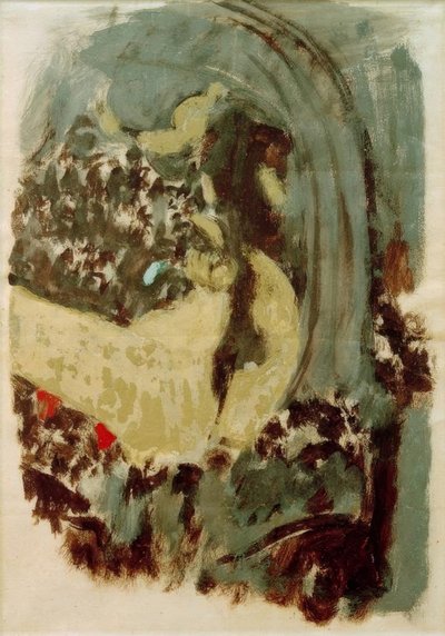 Una galleria al Gymnase da Edouard Vuillard