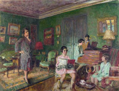 Madame Andre Wormser e i suoi figli da Edouard Vuillard