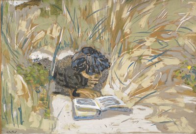 Donna che legge, c.1909 da Edouard Vuillard