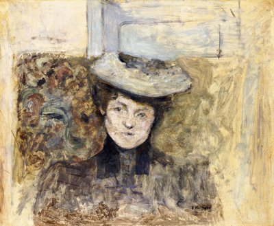 Donna con cappello a rete, c.1901-03 da Edouard Vuillard