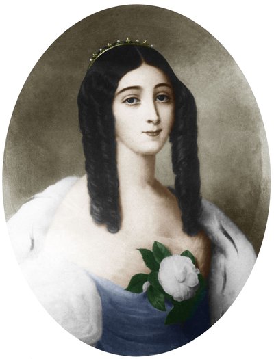 Marie Duplessis da Édouard after Viénot