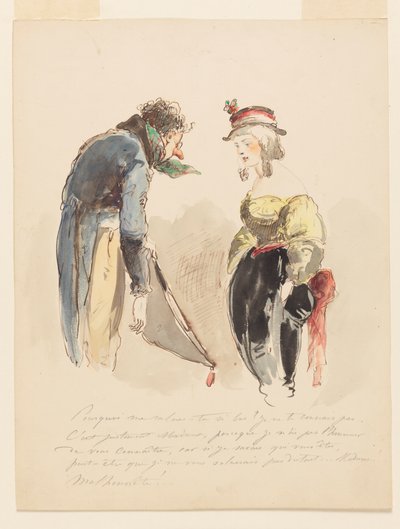 Il saluto al ballo in maschera da Edouard de Beaumont