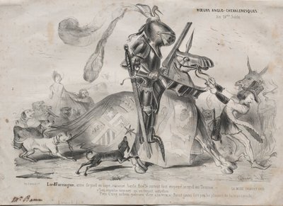 Moeurs Anglo-chevaleresques, 1839 da Edouard de N___