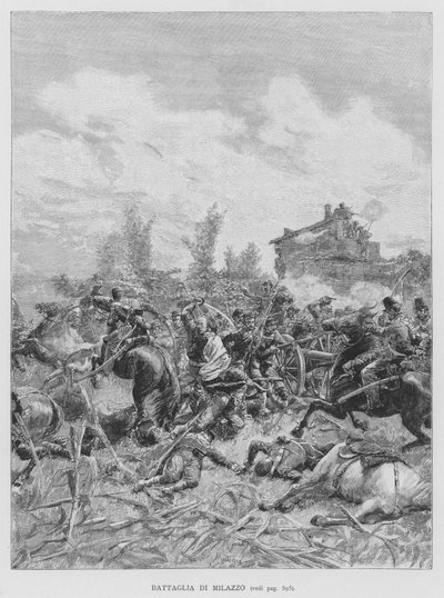 Battaglia di Milazzo da Edouardo Matania