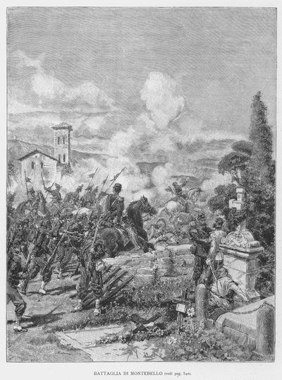Battaglia Di Montebello da Edouardo Matania