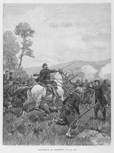 Battaglia di Palestro da Edouardo Matania