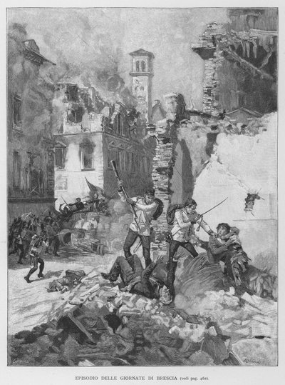 Episodio Delle Giornate Di Brescia da Edouardo Matania