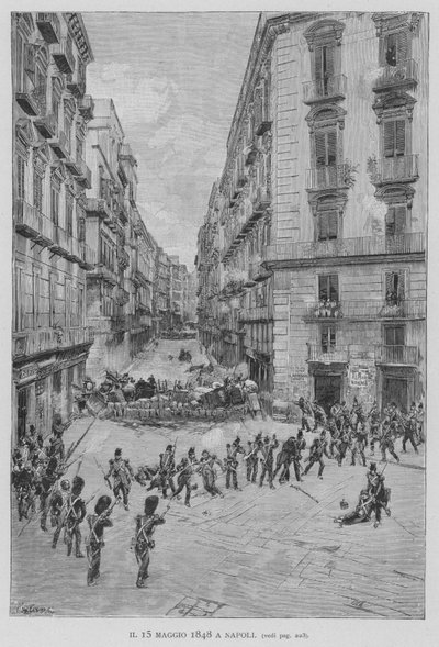 Il 15 maggio 1848 a Napoli da Edouardo Matania