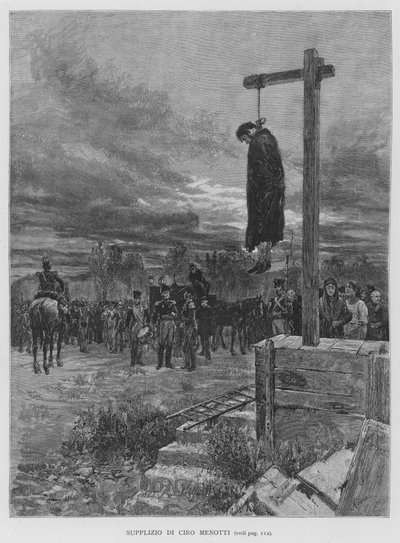 Supplizio Di Ciro Menotti da Edouardo Matania