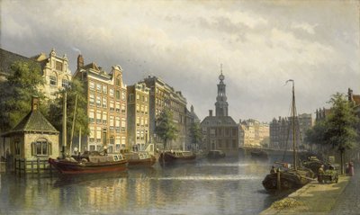 Il Singel, Amsterdam, verso la Zecca da Eduard Alexander Hilverdink