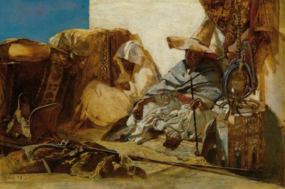 Mercante di tappeti orientali da Eduard Charlemont