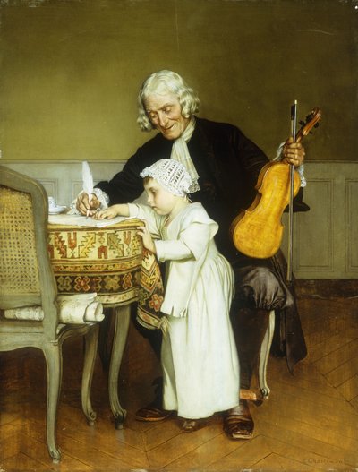 La lezione di musica da Eduard Charlemont
