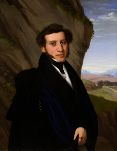 Ritratto di Sam Ehrenstamm da Eduard Friedrich Leybold