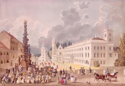 Il palazzo principesco sulla piazza del castello da Eduard Gurk