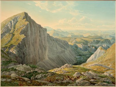 Il Grande Höllstein con vista verso Mariazell da Eduard Gurk