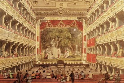 Teatro di corte imperiale vicino al castello da Eduard Gurk