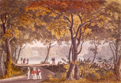 Töplitz. Il giardino del castello da Eduard Gurk