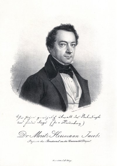 Ritratto di Moritz Hermann von Jacobi da Eduard Hau