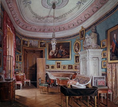 Vista della stanza di Paolo I a Gatchina da Eduard Hau