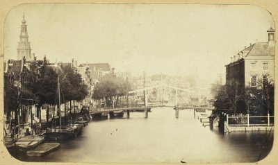 Vista sullo Zwanenburgwal ad Amsterdam da Eduard Isaac Asser