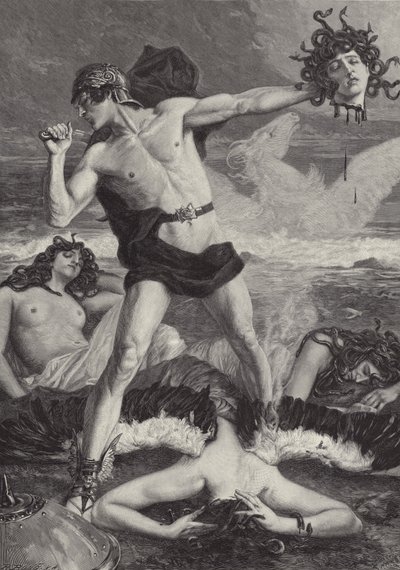 Perseo decapita Medusa da Eduard Kaempffer