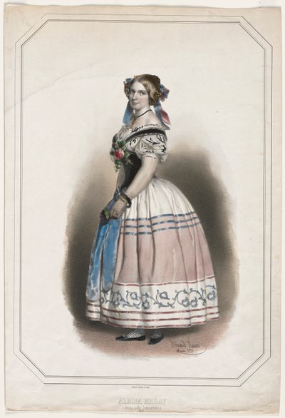 Ritratto di Albina Maray da Eduard Kaiser