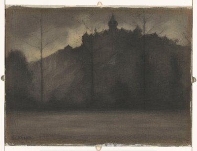 Sera con pioggia da Eduard Karsen (signed by artist)