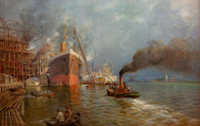 Il cantiere navale Vulcan di Stettino da Eduard Krause Wichmann