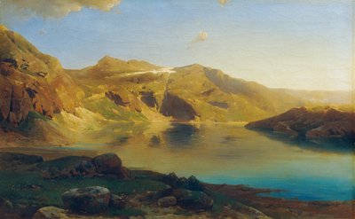 Lago alpino da Eduard Peithner von Lichtenfels