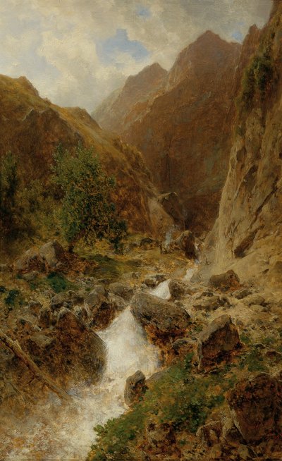 Torrente selvaggio da Eduard Peithner von Lichtenfels