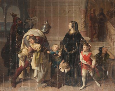 La cattura dei figli di Manfred da Eduard Ritter von Engerth