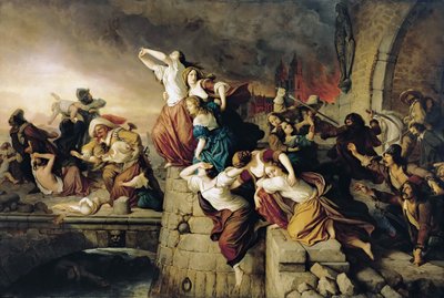 Il Sacco di Magdeburgo, 1852-1860 da Eduard Steinbrueck