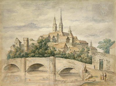 Veduta di Fritzlar da Eduard Stiegel
