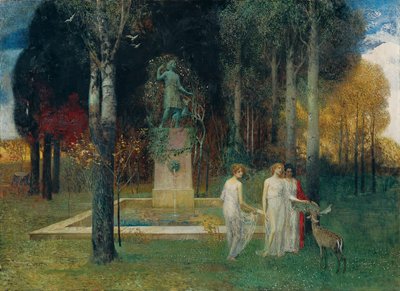 Ninfe alla fontana da Eduard Veith