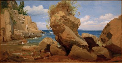 Paesaggio Costiero vicino a Sorrento da Eduard Wilhelm Pose