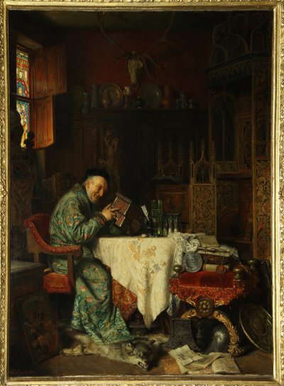 Il collezionista (prestatore su pegno) da Eduard von Grutzner