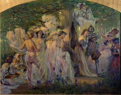 Rinaldo nel bosco incantato da Eduardo Chicharro y Agüera