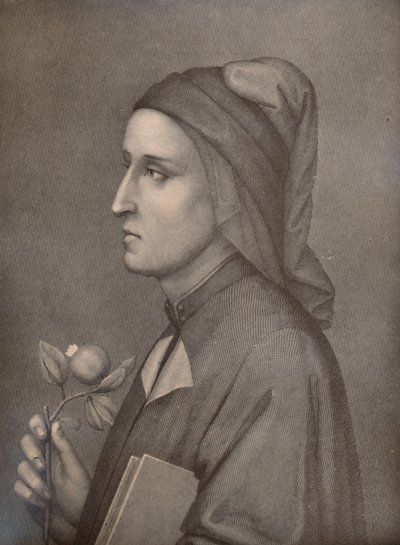 Dante Alighieri, poeta italiano, XIX secolo 1894 da Eduardo Chiossone
