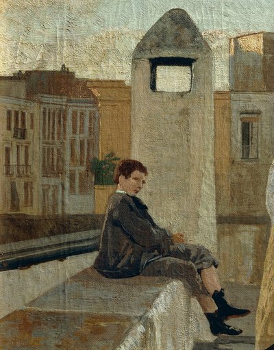 La terrazza (dettaglio) da Eduardo Dalbono