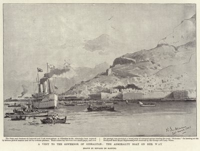 Visita al Governatore di Gibilterra, la barca dell