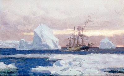 La Corvetta Argentina Uruguay in Antartide da Eduardo de Martino