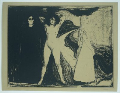 Donne in tre fasi da Edvard Munch (signed by artist)
