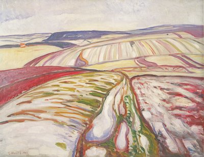 Gelo alla periferia di Eilgersburg da Edvard Munch