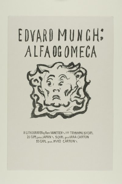 Alfa e Omega: Pagina del titolo da Edvard Munch